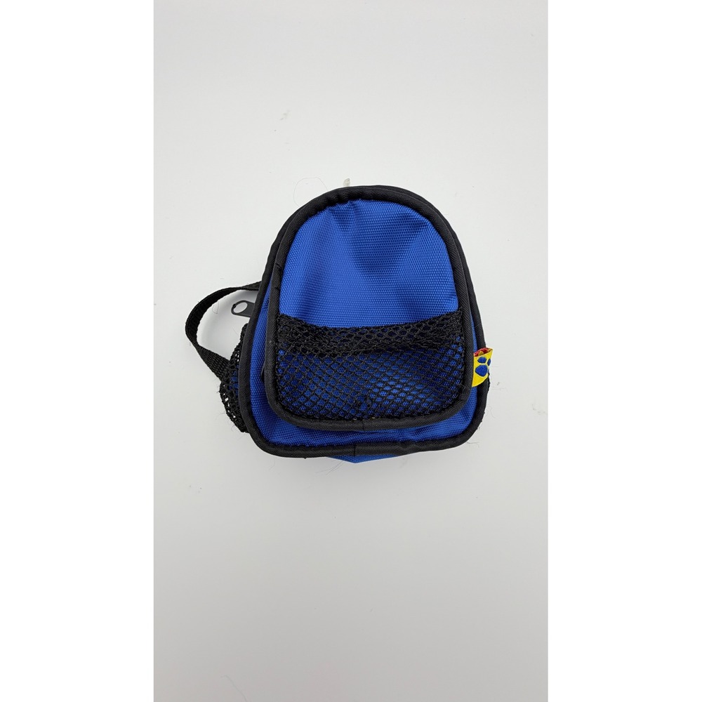 Build-A-Bear Workshop Blue Mini Backpack Plush Accessory with Mesh Pocket
